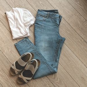 Garnet Hill Raw Hem Denim size 27